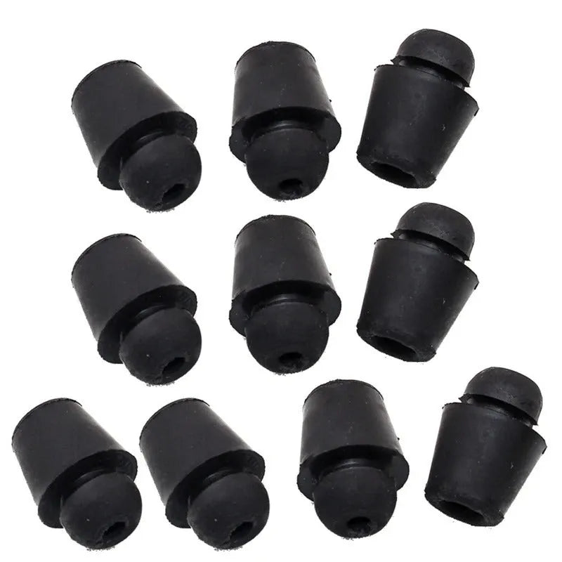 Automobile buckle shock absorption kit with 10 rubber pier clips in colour X16 for vehicle interior damping