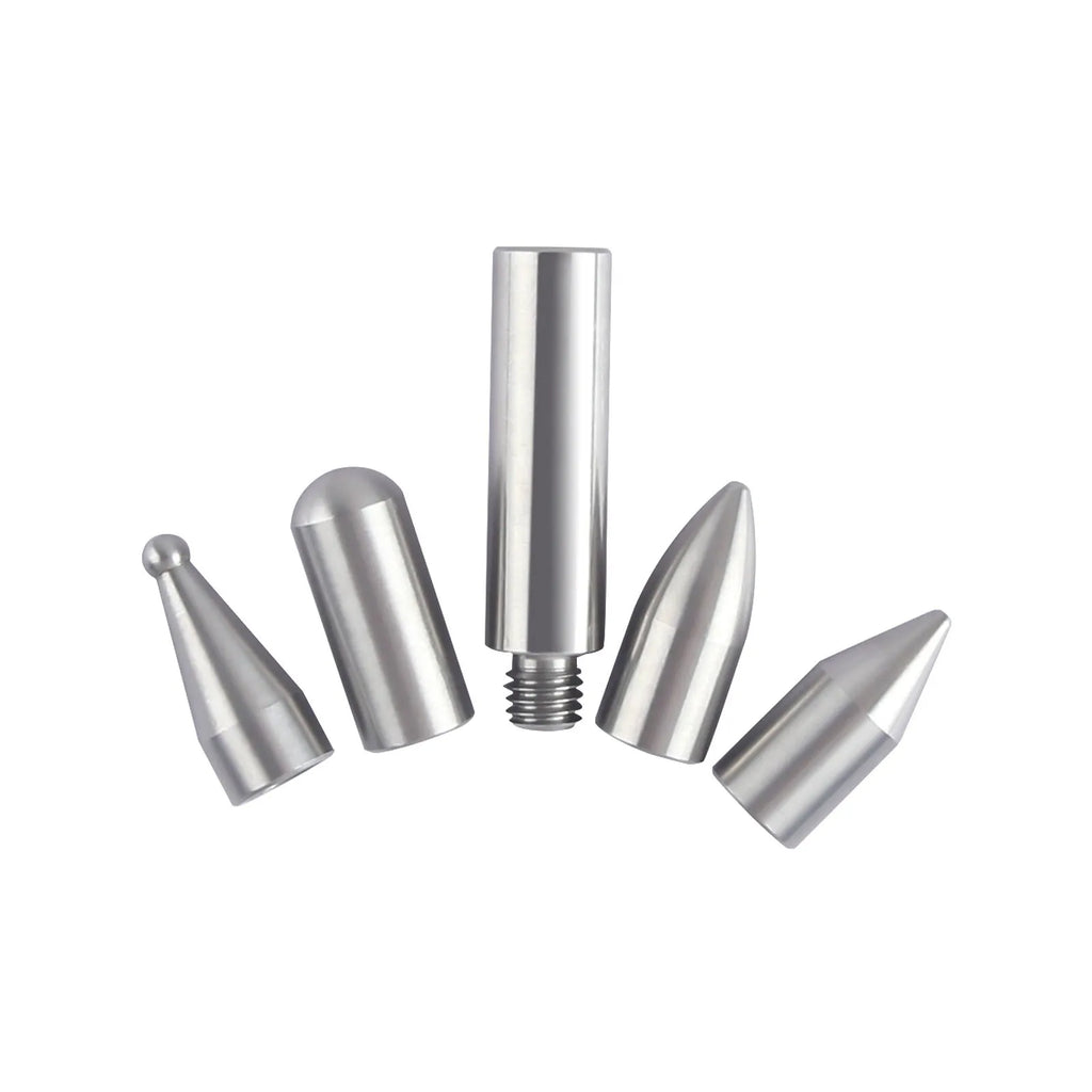 Three alloy steel car dent repair hook crowbars for vehicle body panel maintenance work