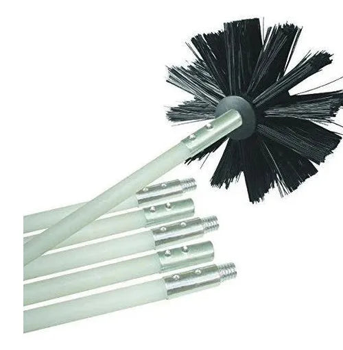 Flexible 600mm chimney cleaning brush with nylon bristles for dryer vent pipes