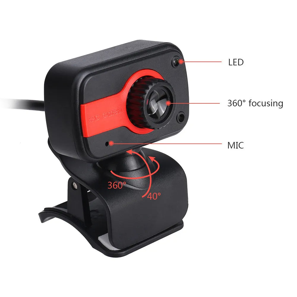 Mini driverless video camera with 12MP HD sensor, 360 degree rotation, and manual focus in blue