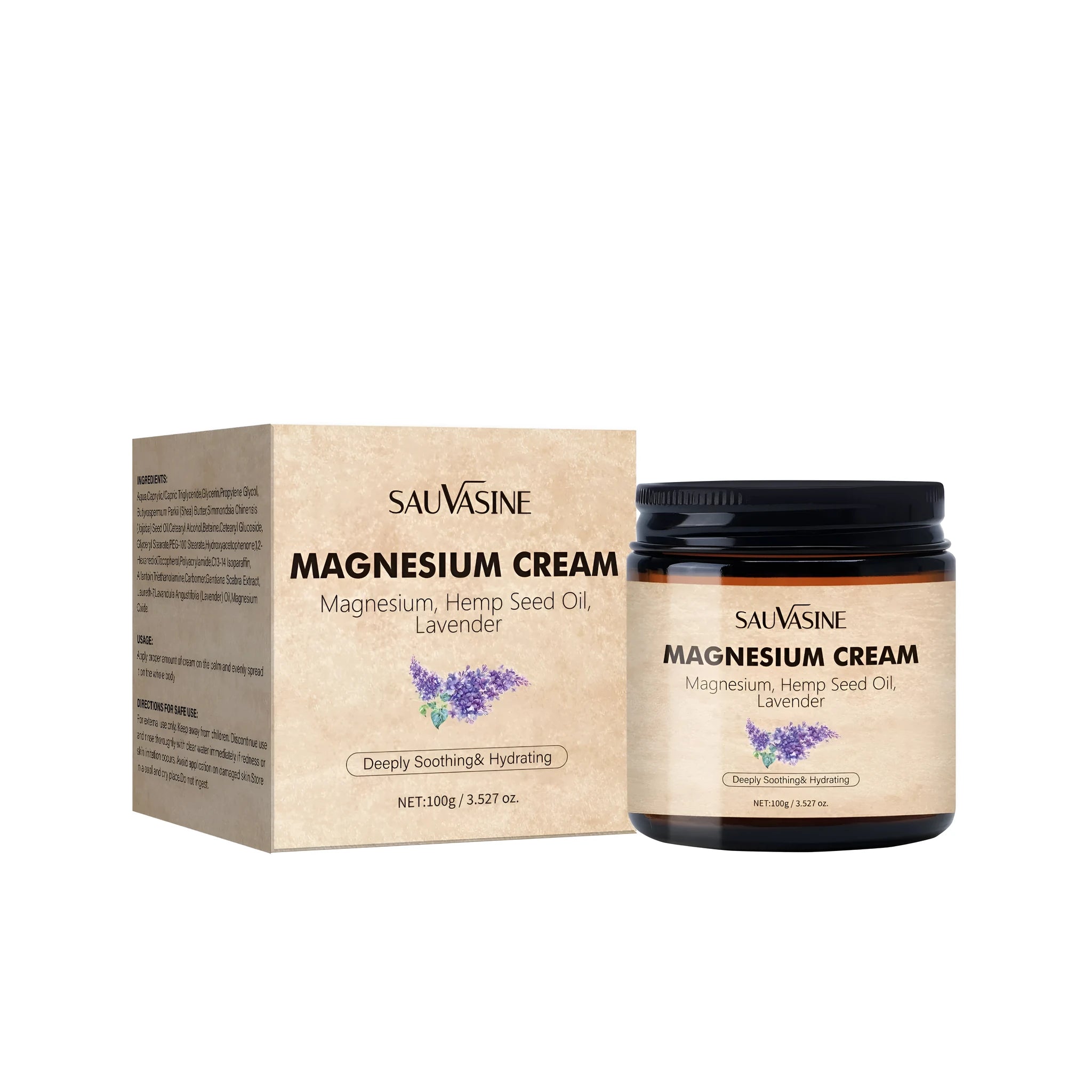 100g jar of night moisturising cream for face and body on multiple skin types