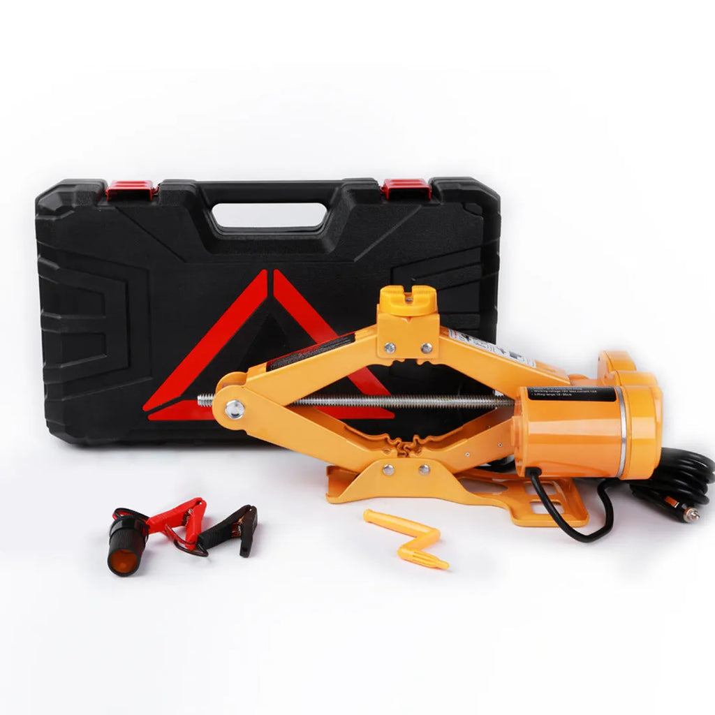 Hydraulic electric jack kit with 2-tonne capacity and 120-350mm height range