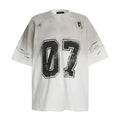 Men's classic crew neck short-sleeved cotton t-shirt in white and black colours