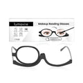 Makeup presbyopia glasses tool set with clear PC frame and adjustable fit
