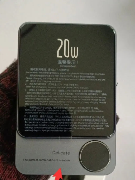 Magnetic wireless power bank with aluminium alloy housing in four colours for iPhone 14 series charging