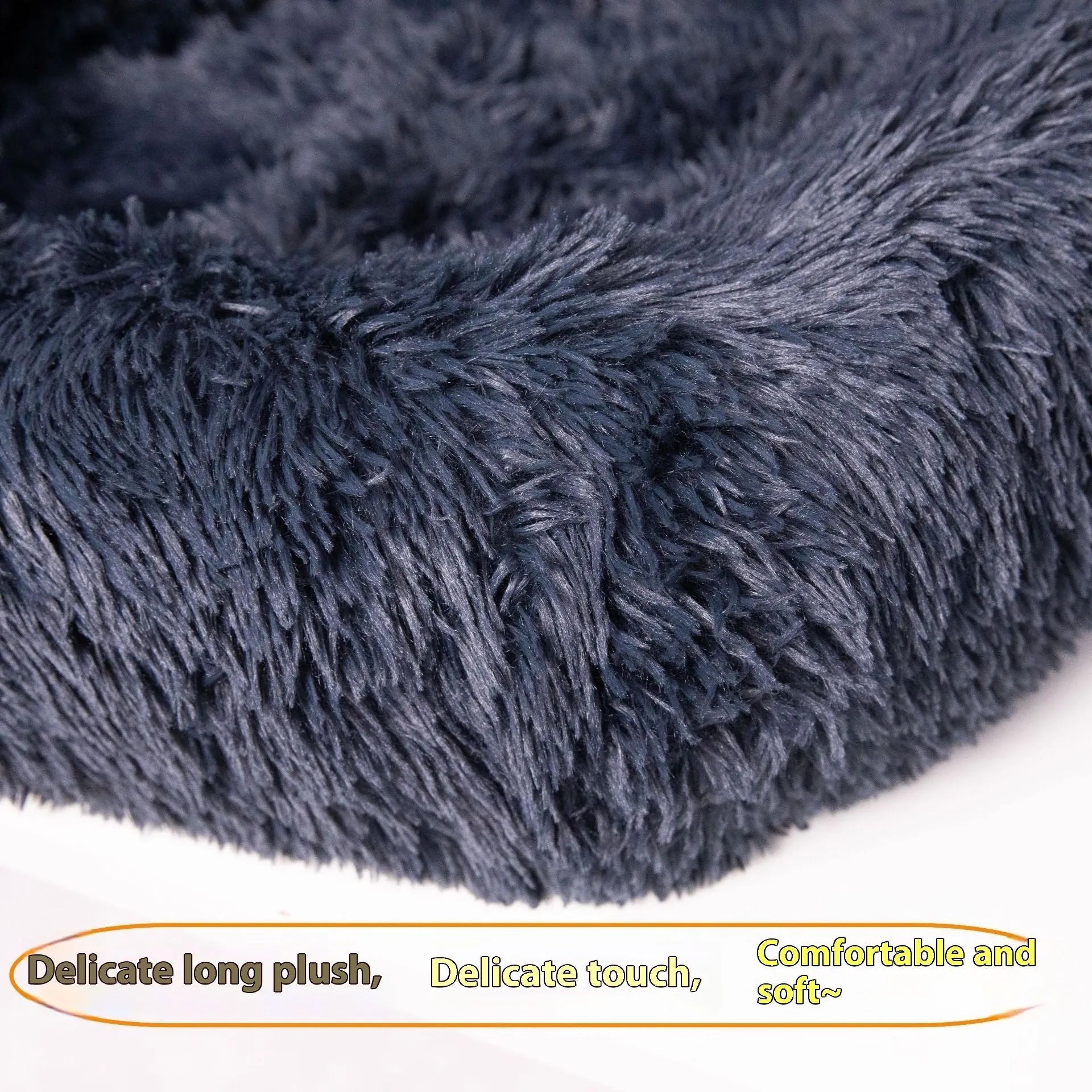 Winter thickened thermal pet mat for car seats in dark grey and beige colour options