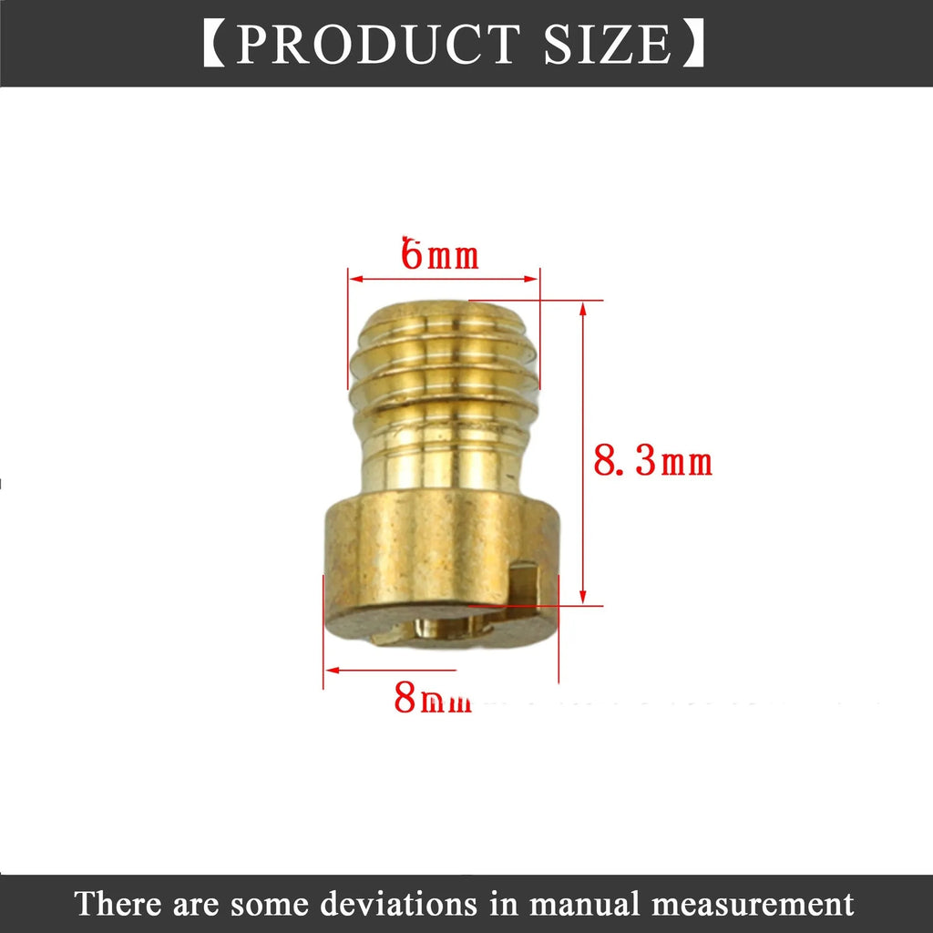 M6 carburettor nozzle main measuring hole size 55-150 for Derotto PHBN PHVA single jet