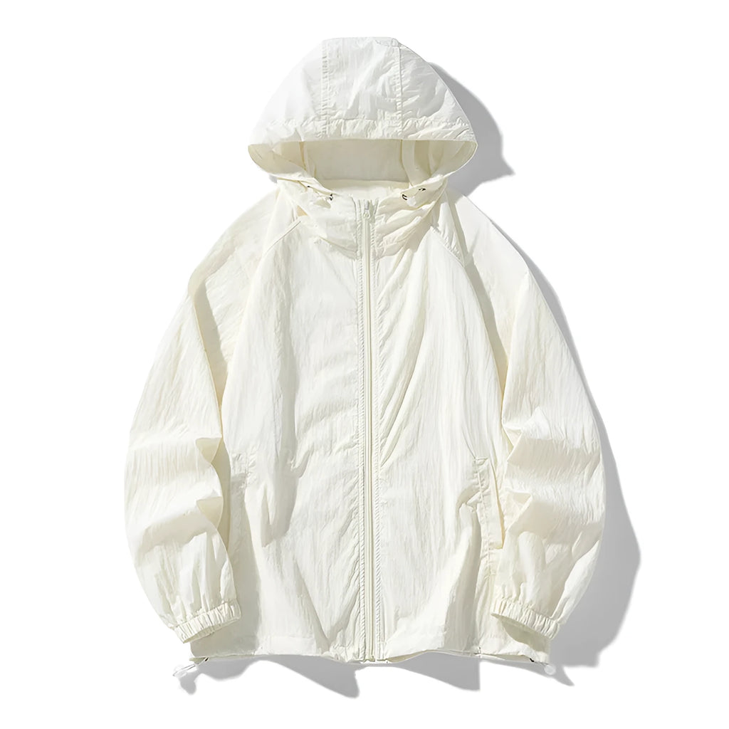 Outdoor jacket sports coat in multiple colours with loose fit design for sun protection