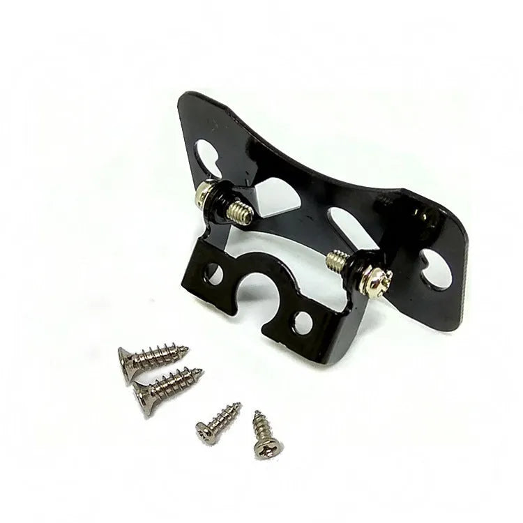 Universal in car camera holder with metal bracket, adjustable angle, mirror mount, black colour