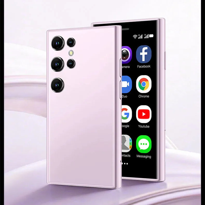 S23PRO XS15 mini smartphone with 30cm screen in black, green or pink purple colours