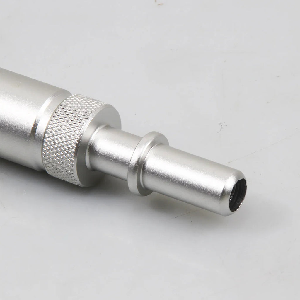 Silver metal transmission refueling joint tool model VAS6262-9 for vehicle fluid maintenance.