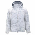 Cotton thick warm jacket for men in medium-long length, available in black colour