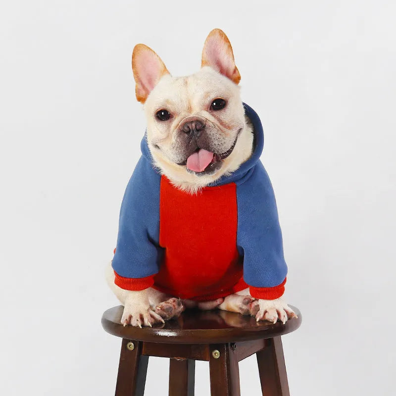 Red cotton pet coat for small and medium dogs sizes L to 4XL