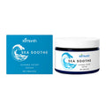 Barrier repair cream in a white pot with 118g label, featuring shea butter and mint leaves formulation