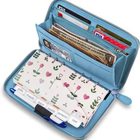 PU leather anti-theft card holder with RFID blocking in multiple colour options