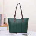 Genuine leather women's commuter shoulder bag with internal phone pocket in urban simplicity style
