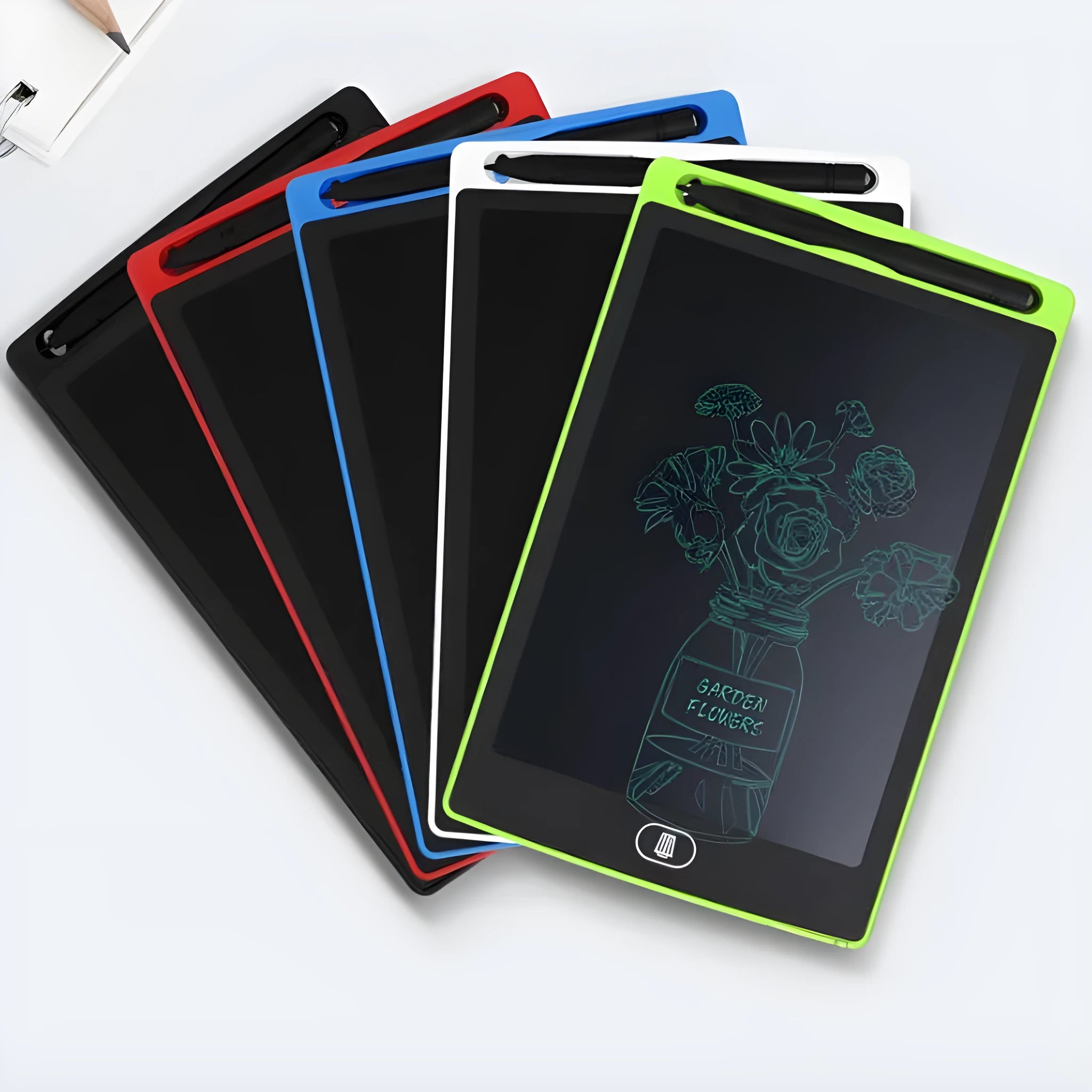 Electronic drawing board plastic LCD writing tablet for children aged 7-14 in cute style