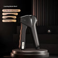 Adjustable hand gripper with spring resistance mechanism showing 5-60kg range in multiple colour options