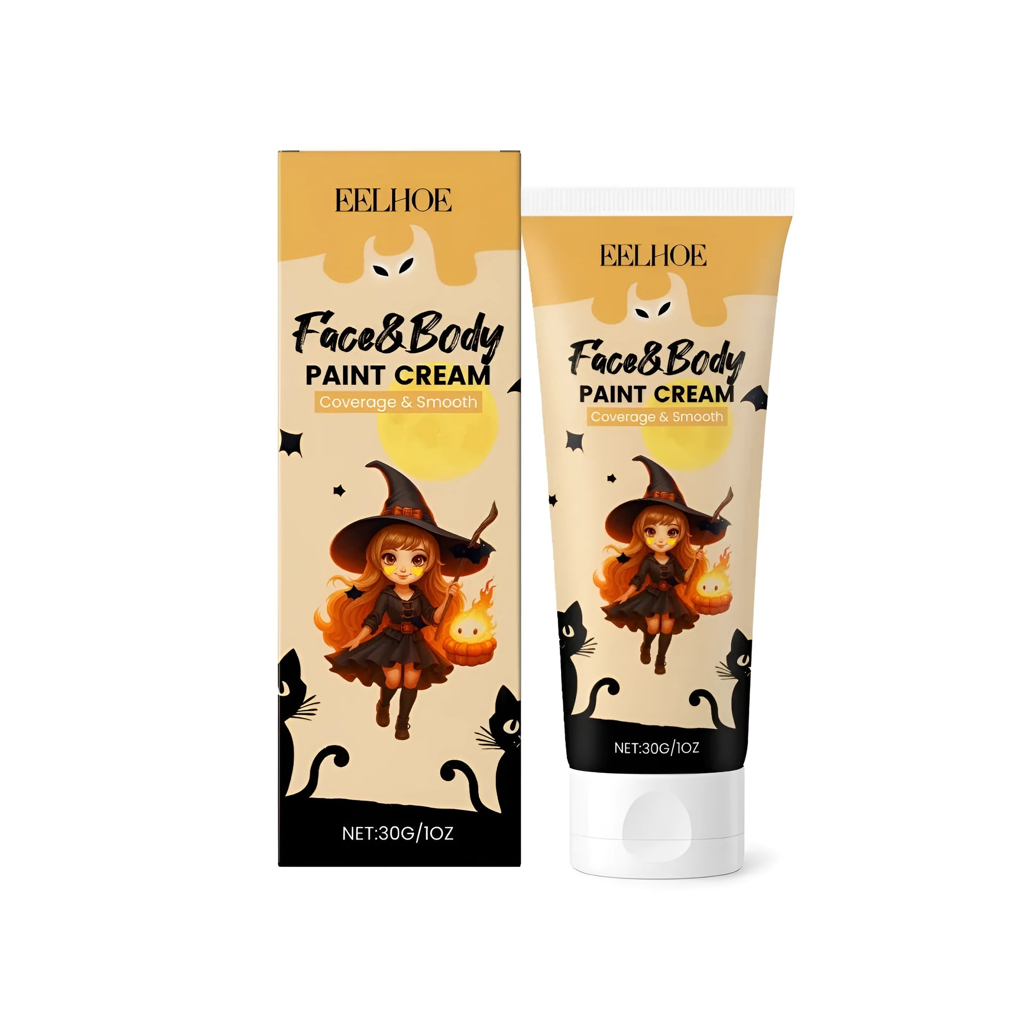30g pot of hypoallergenic face and body paint cream with Centella asiatica and vitamin E
