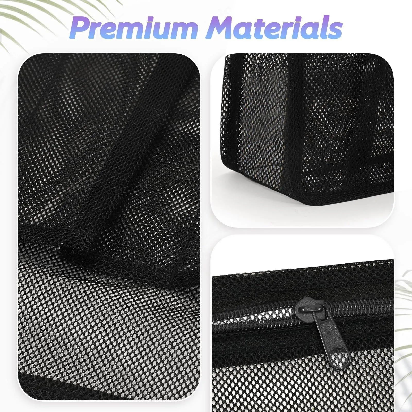 Large capacity polyester swimming gym bag with dry wet separation and mesh pocket in black and pink