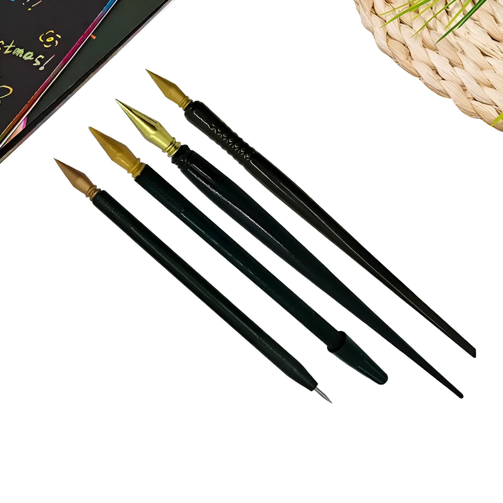 PS plastic scratch pen tool for children's scratch art paper activities