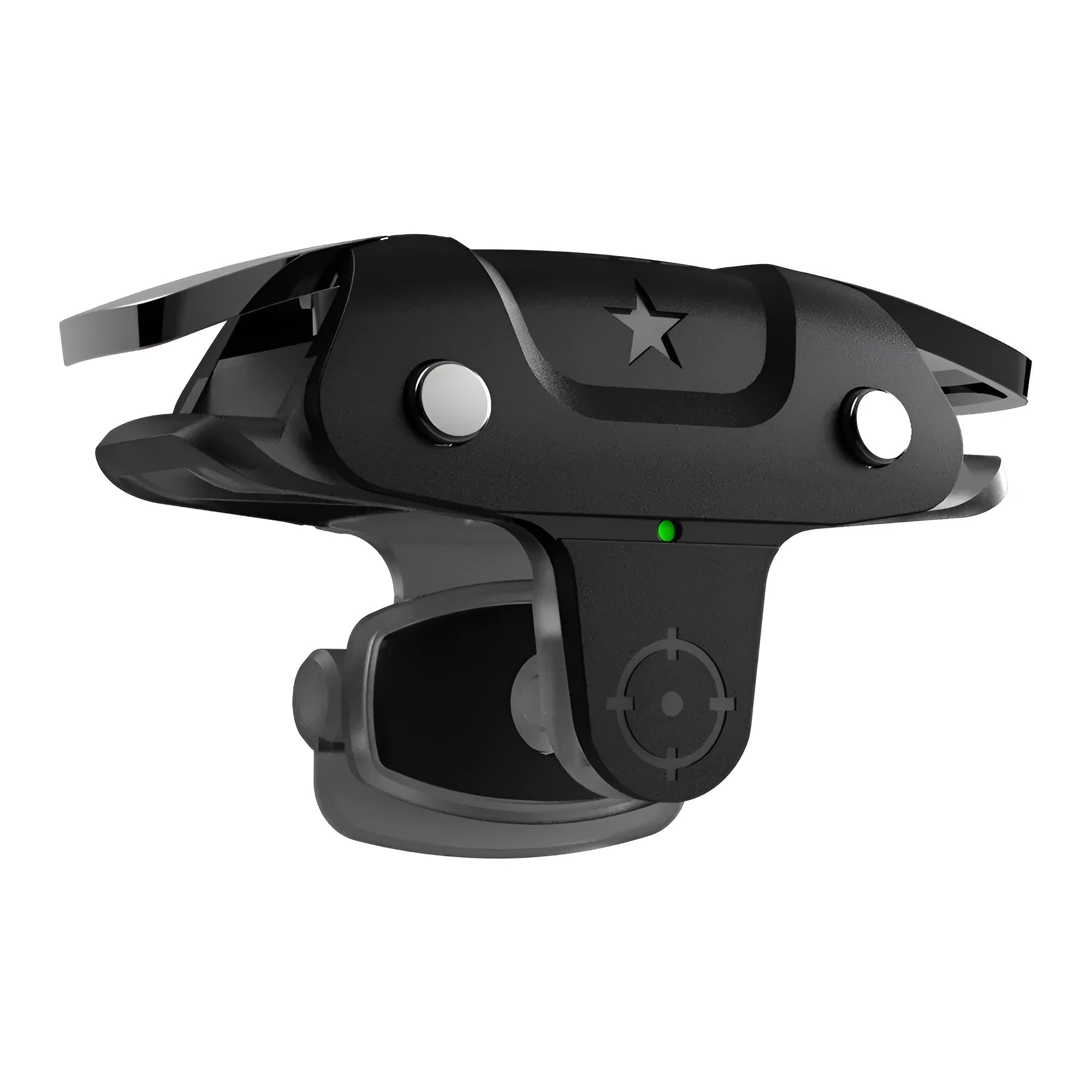 Black F5 USB game controller for mobile phones measuring 5cm long