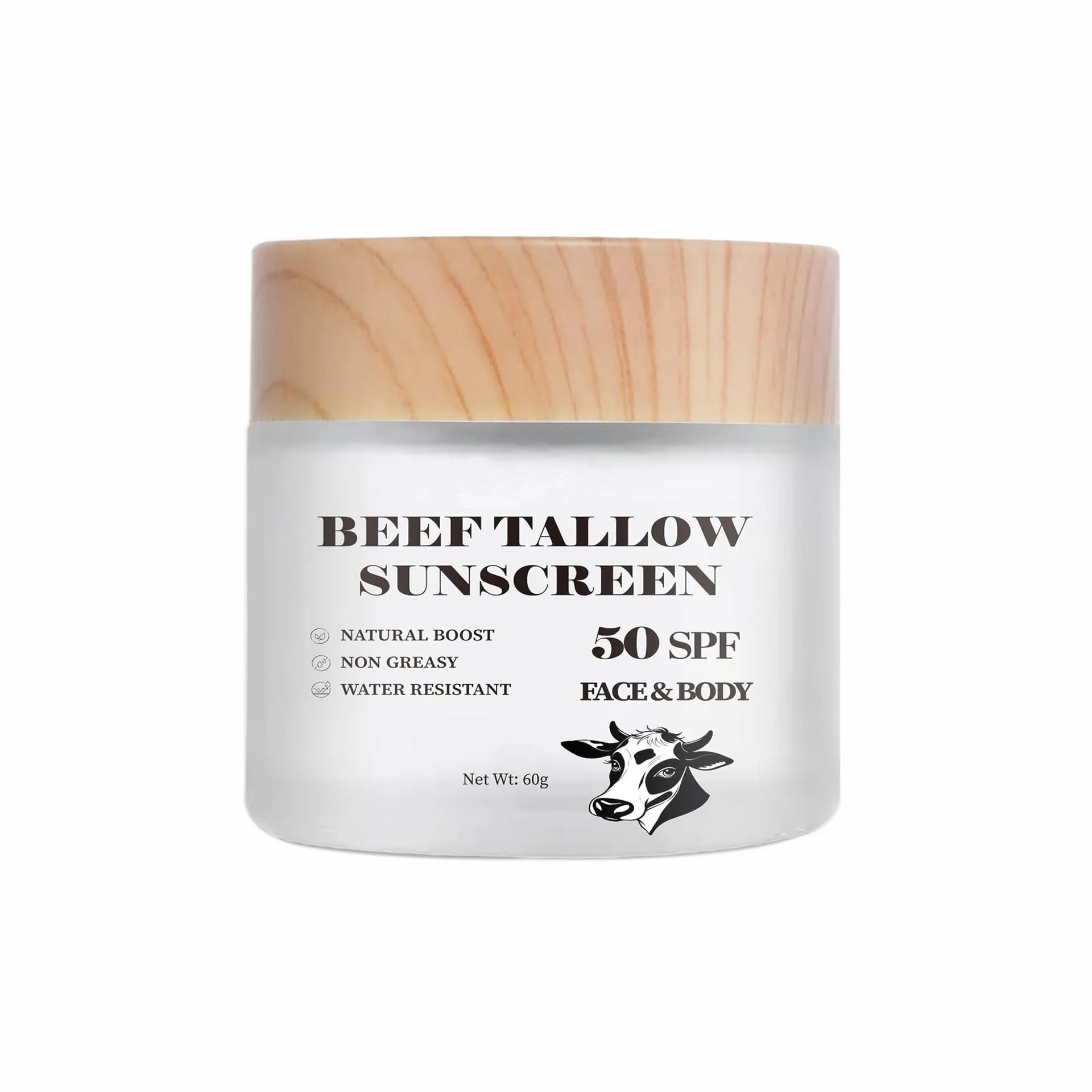 60g tube of beef tallow protective cream with waterproof non-greasy formulation