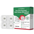 Box of 4 repair concealer patches for flat warts with microneedle technology for facial and eye use