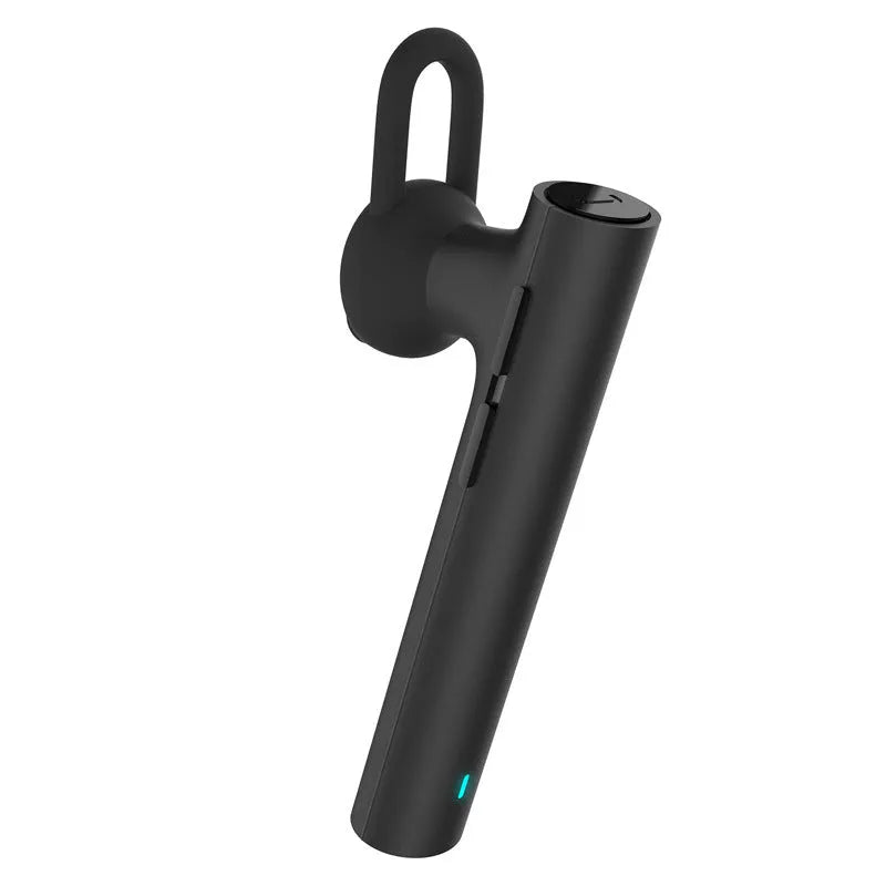 Wireless Bluetooth headset 5.6cm compact black on white background