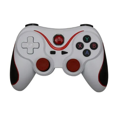 X3 Bluetooth wireless game controller for Android phones with optional mobile phone clip attachment