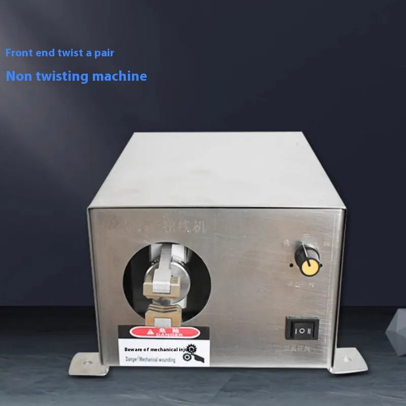 Multi-strand copper core wire twisting machine with flat nozzle for enameled wire stranding