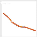 Scrambling motorcycle handlebar with orange finish and 28mm aluminium alloy tube