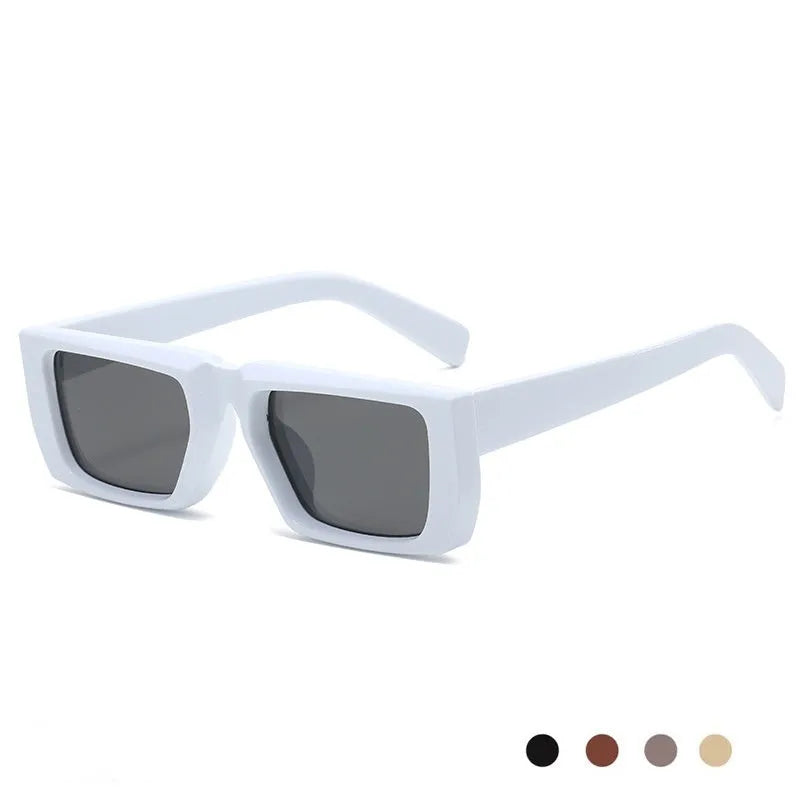 Y2K style full-frame sunglasses with UV400 protection in multiple colour options including black and grey lens.