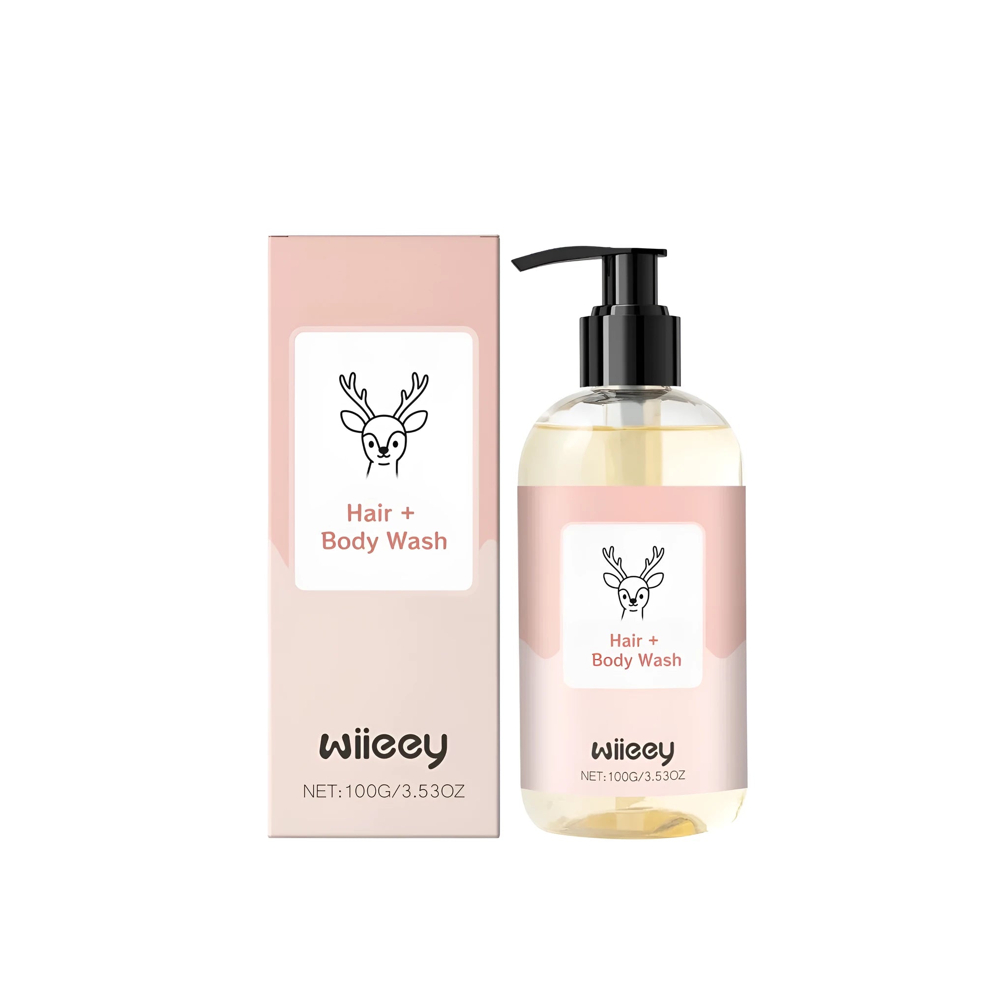 100g bottle of low sensitivity baby bath lotion for two-in-one washing and bathing