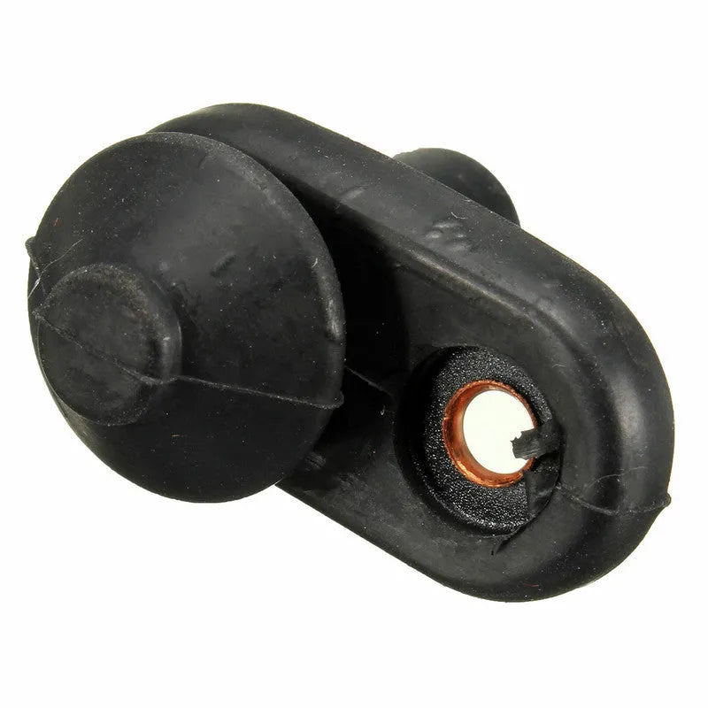 Black universal car interior door light switch with plastic and metal construction for automotive replacement