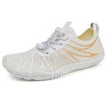 Breathable non-slip men women sports fitness running shoes lace-up rubber sole