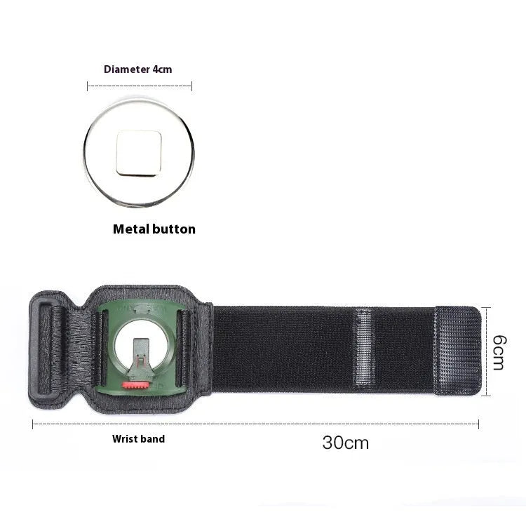 Mobile phone arm bag wrist bag for running cycling sports unisex black army green with 4-7 inch phone holder