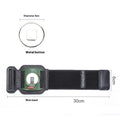 Mobile phone arm bag wrist bag for running cycling sports unisex black army green with 4-7 inch phone holder