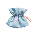Adjustable soft polyester cat recovery collar in light blue for small to medium cats and dogs