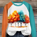 Green women's hoodie with a large 3D cartoon character print on the front, long sleeves, and a pullover design.