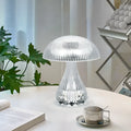 Rechargeable three-colour changing LED table lamp with USB charging port
