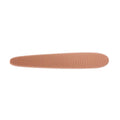 Gray ABS cat comb with tongue massage surface and ergonomic handle