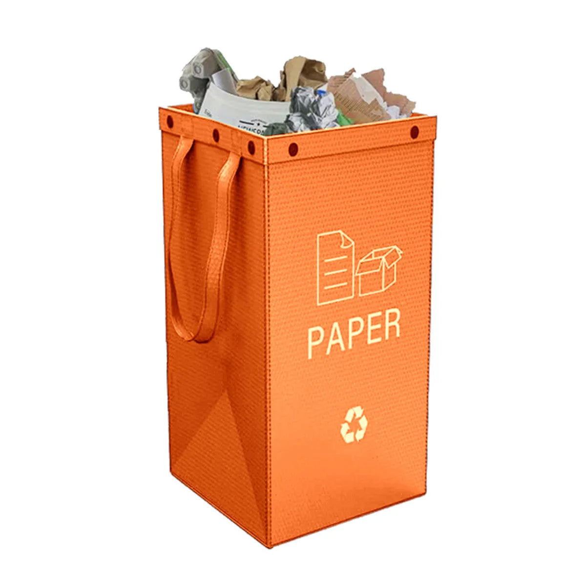 40-litre rectangular waterproof PP plastic clean bag for garbage classification in assorted colours