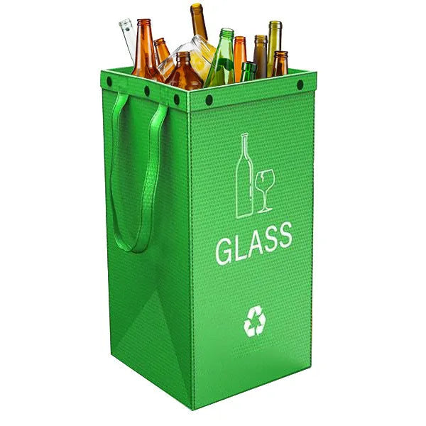 40-litre rectangular waterproof PP plastic clean bag for garbage classification in assorted colours