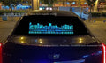 90cm car interior rhythm lamp with voice control and music synchronisation lighting