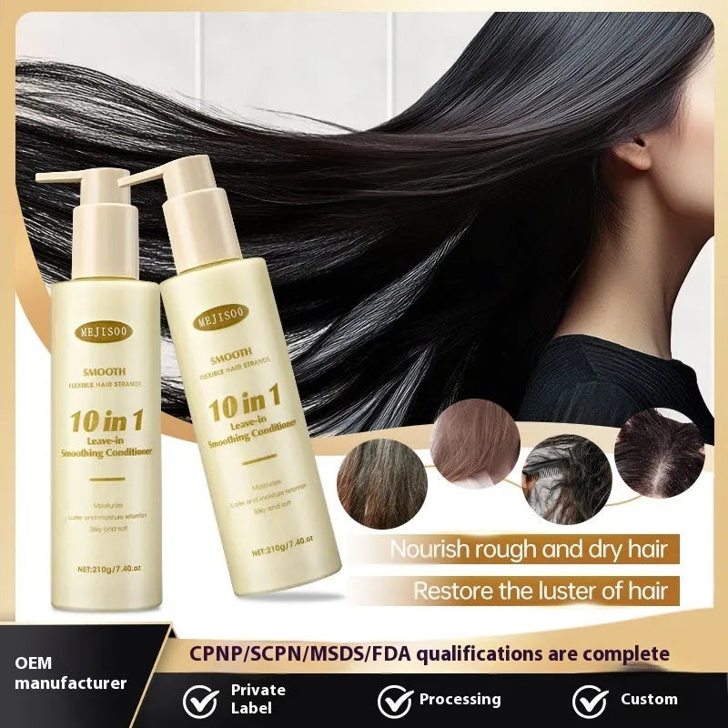 Wash-free Soft 10-in-1 Hair Conditioner bottle for ladies, 210g net content.