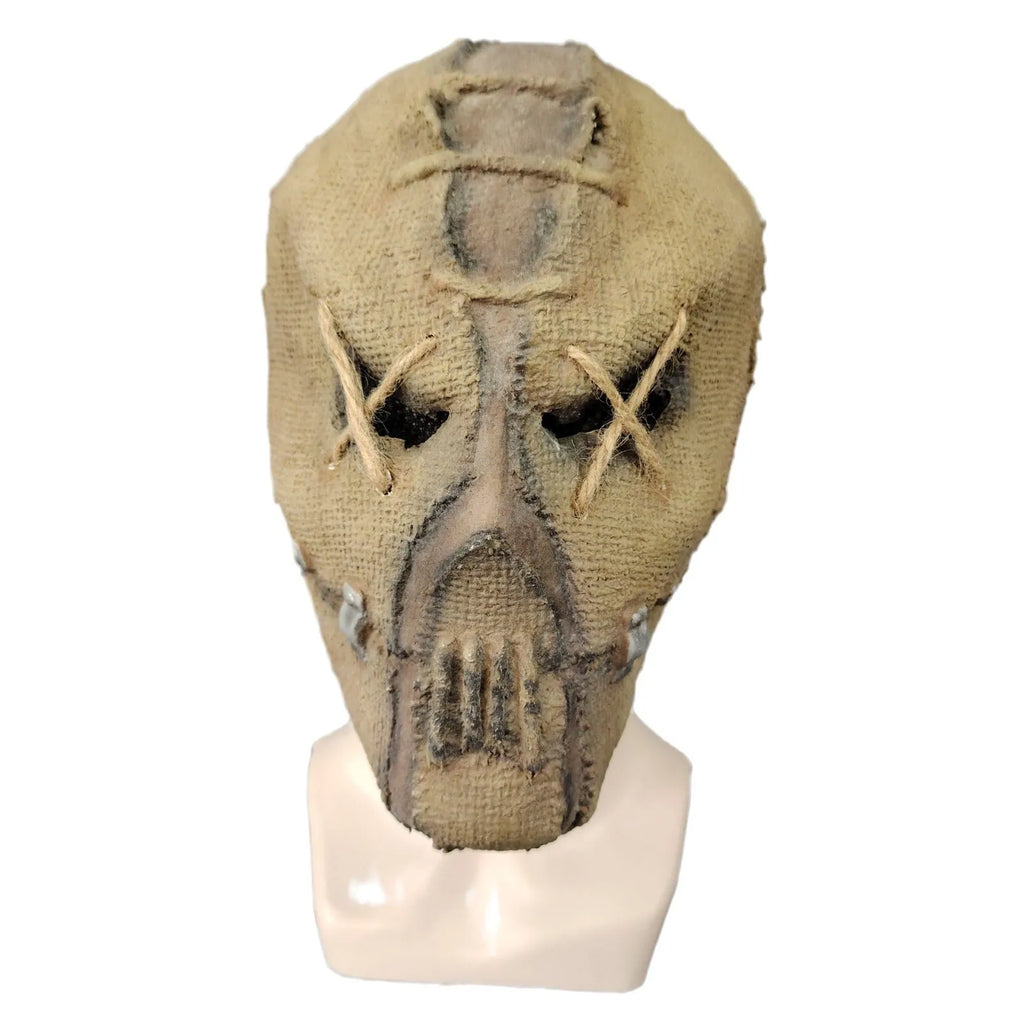 Latex scar skull horror mask for Halloween measuring 31cm by 25cm