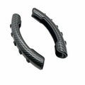 Carbon fibre black automobile steering wheel anti-skid sleeve for 38cm diameter wheels