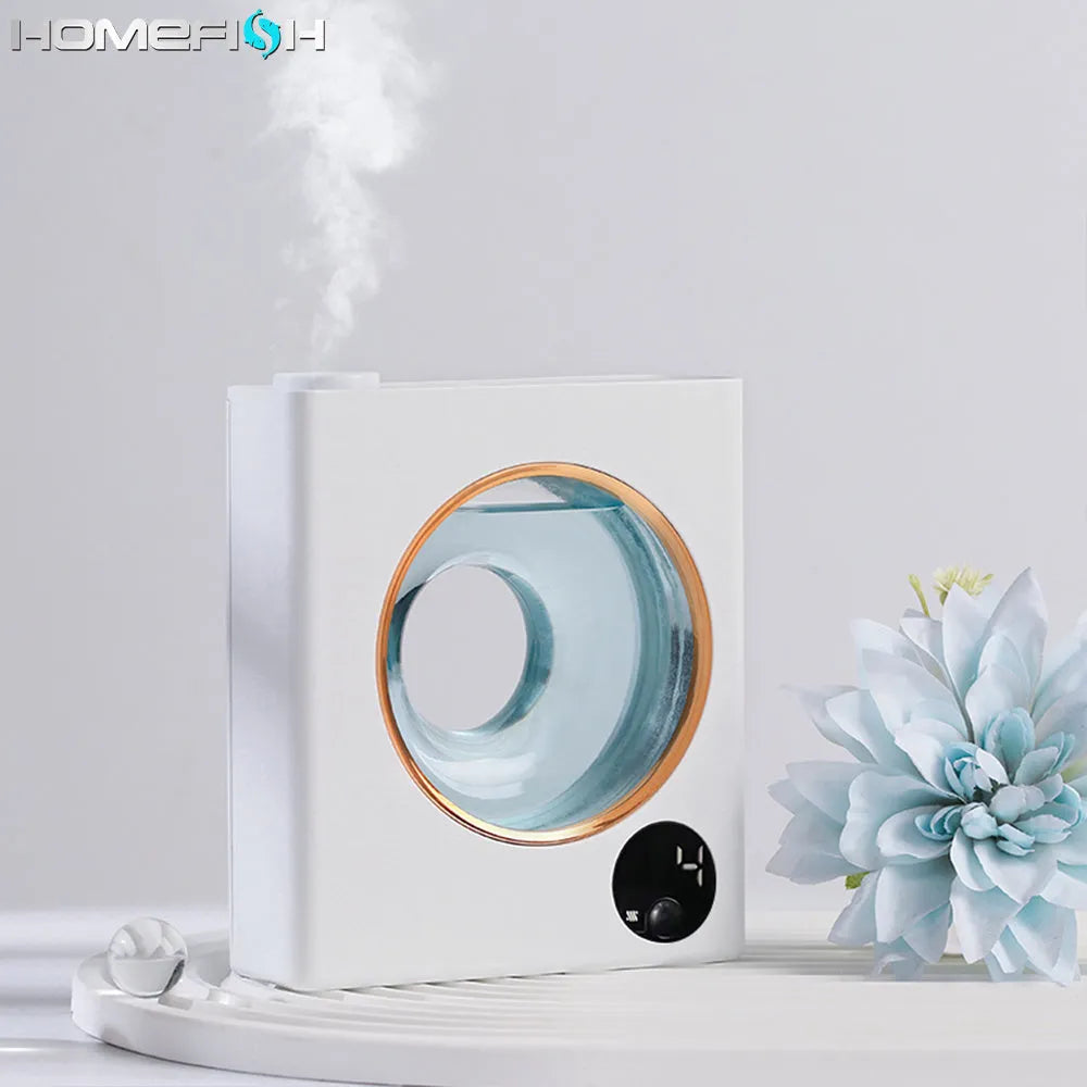 White wall mounted automatic aromatherapy machine with USB charging port