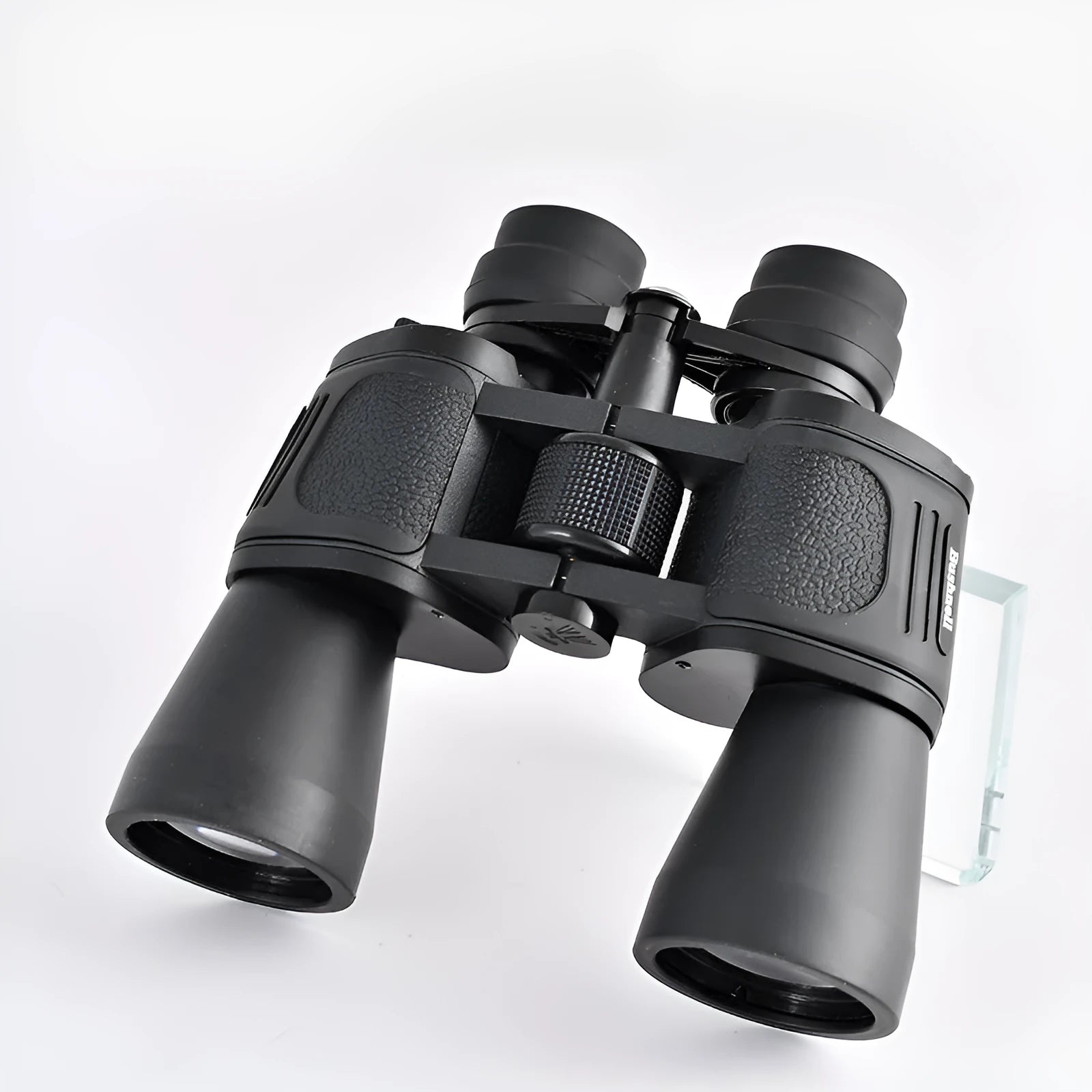 Outdoor binocular telescope with continuous zoom capability showing 20-120x 100mm and 10-70x 70mm specifications